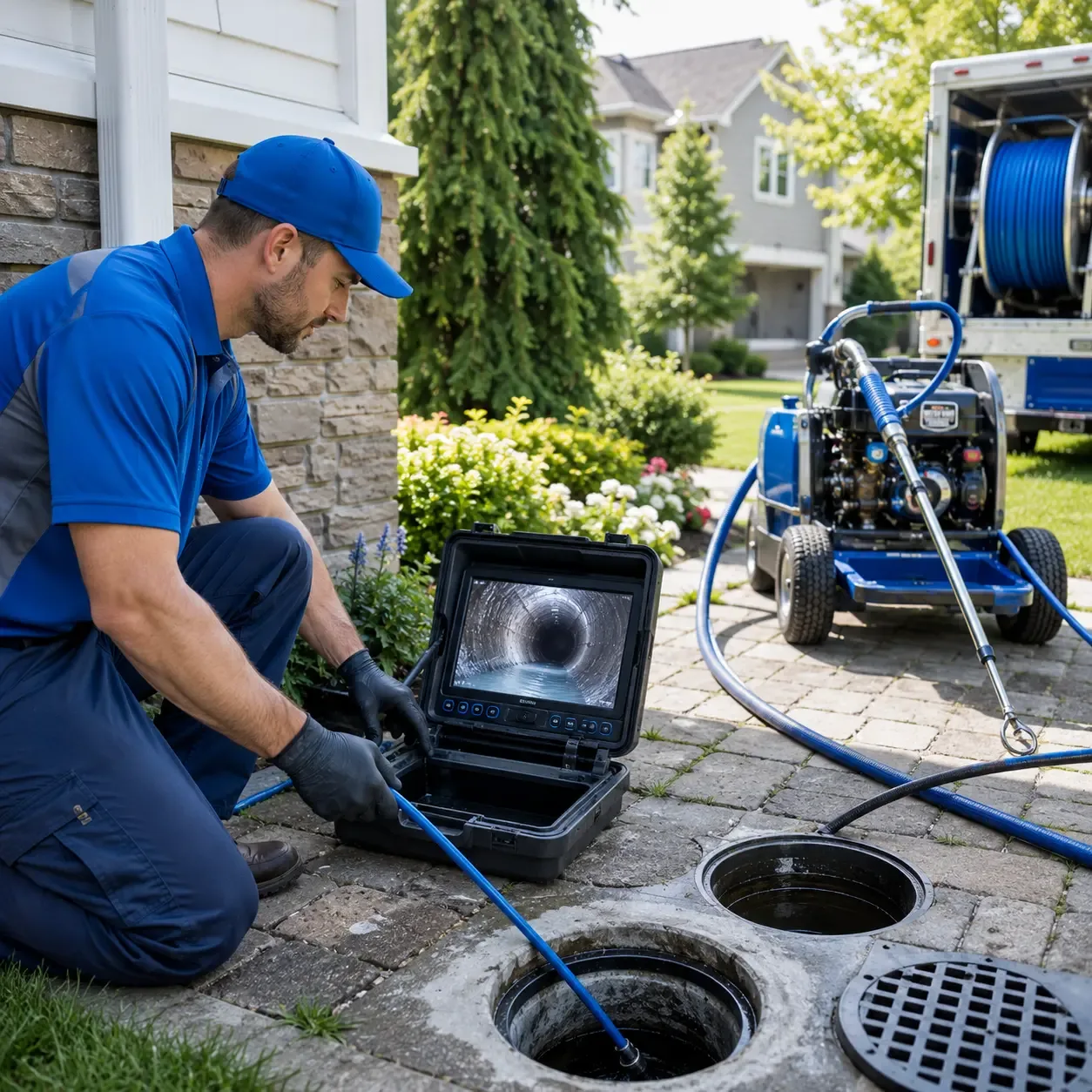 Outdoor drain cleaning professionals serving Andersonville, GA